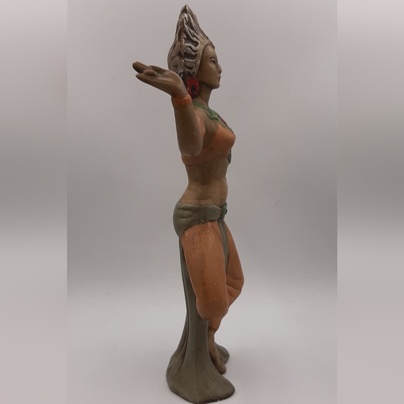 Vintage 1968 Hobbyist Dancing Woman Rare Handmade and Hand Painted - Picture 2 of 8